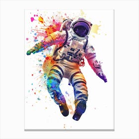 Astronaut In Space 3 Canvas Print