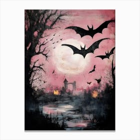 Bats In The Sky 3 Canvas Print