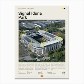 Borussia Dortmund - Signal Iduna Park Canvas Print