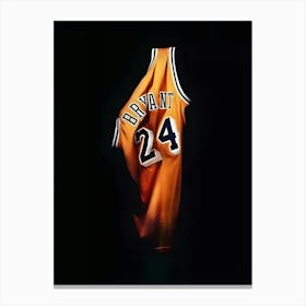 Kobe Bryant 24 Number 1 Canvas Print