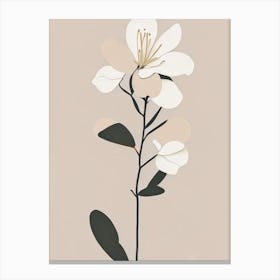 Azalea Wildflower Simplicity Canvas Print