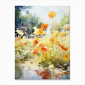 Chihuly Garden And Glass Usa Watercolour Canvas Print