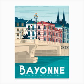 Bayonne France Canvas Print