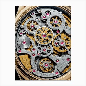 Watch Gears Canvas Print