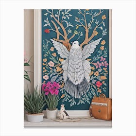 Dove Painting Art print Canvas Print