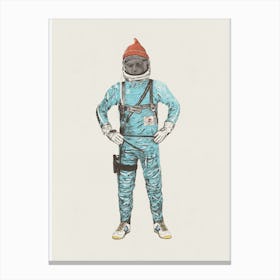 Zissou In Space Canvas Print