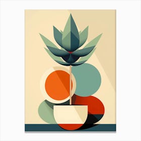 Plant In A Pot Canvas Print