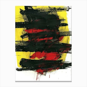 Red, Black And Yellow Canvas Print