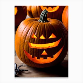 Halloween Pumpkins 2 Canvas Print