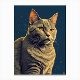 British Shorthair Cat 1 Canvas Print