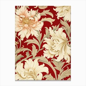 Floral Wallpaper 128 Canvas Print