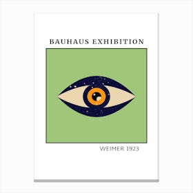 Eye Of Bauhaus Exhibition poster Stampe su tela