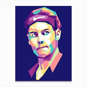 Rafael Nadal Wpap Canvas Print