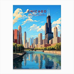 Chicago Skyline Canvas Print