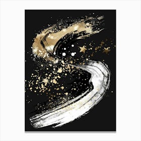 S Stroke Canvas Print