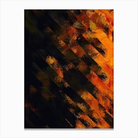 Abstract Of Autumn Leaves Canvas Print