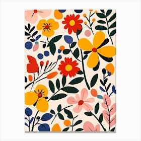 Floral Pattern 4 Canvas Print