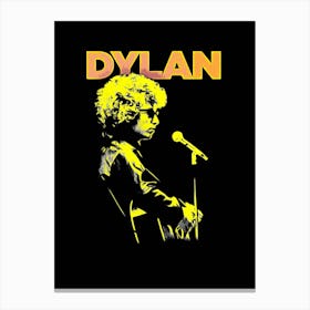 Bob Dylan - The Blues 6 Canvas Print