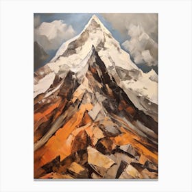 Kala Patthar Nepal 4 Mountain Painting Canvas Print