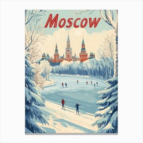 Aihrgdesign A Mid Century Modern Travel Poster For Moscow Sho 42d9c306 2cdc 40fc 8c4c 77d255a3ca41 1 Canvas Print