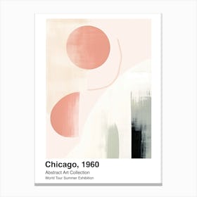 World Tour Exhibition, Abstract Art, Chicago, 1960 2 Canvas Print