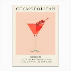 Cosmopolitan 4 Canvas Print