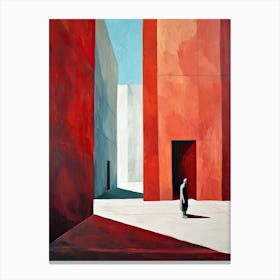 'Difficult choice' Minimalism Canvas Print