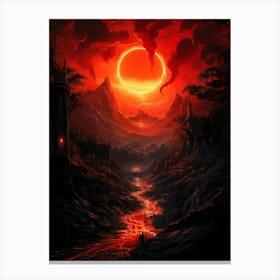 Abyss Hell Canvas Print