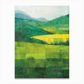 Green Hills Canvas Print