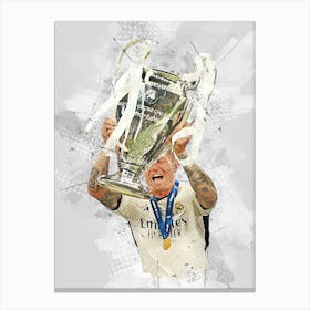Toni Kroos Real Madrid Winner Canvas Print