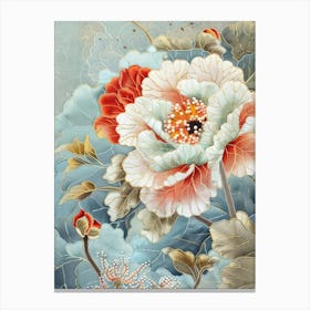 Chinese Flower Painting 40 Canvas Print