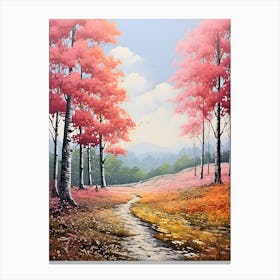 Autumn Path Canvas Print