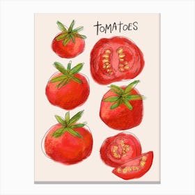 Tomatoes Canvas Print