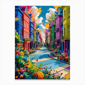 Colorful Street 3 Canvas Print