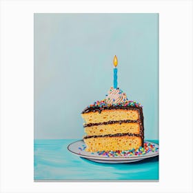 Birthday Cake 2 Canvas Print