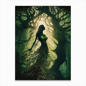 Forest Maiden Canvas Print