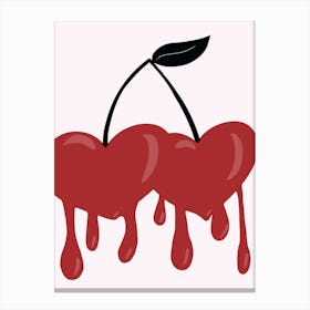 Bleeding Cherries Canvas Print