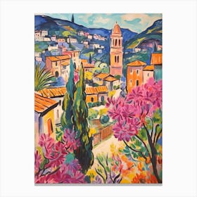 Perugia Italy 1 Fauvist Painting Canvas Print