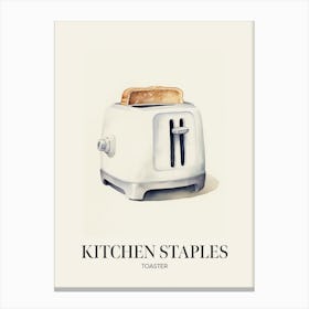 Kitchen Staples Toaster 1 Canvas Print