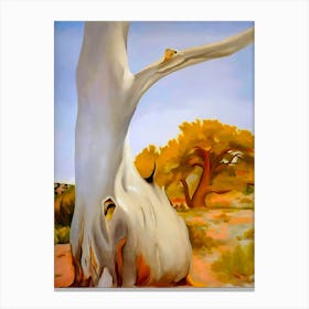 Georgia O'Keeffe - Dead Cottonwood Tree Canvas Print