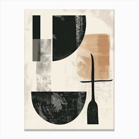 Palmerston Stone Park Bauhaus Minimalist Canvas Print