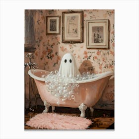 Ghost In The Bath 2 Canvas Print