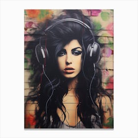 Amy Winehouse (2) Canvas Print