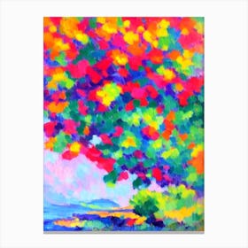 Paradise Tree tree Abstract Block Colour Canvas Print