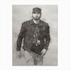 eminem 1 Canvas Print