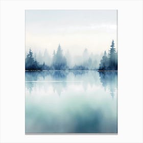 Misty Lake 5 Canvas Print