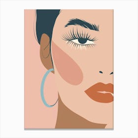 Portrait Of A Woman 420 Canvas Print