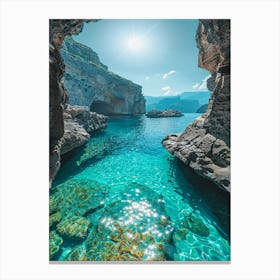 Cave In Cyprus Canvas Print