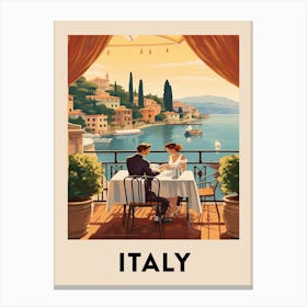 Vintage Travel Poster Italy 8 Canvas Print