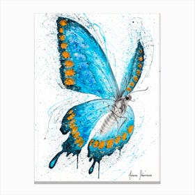 Fresh Morning Butterfly Canvas Print